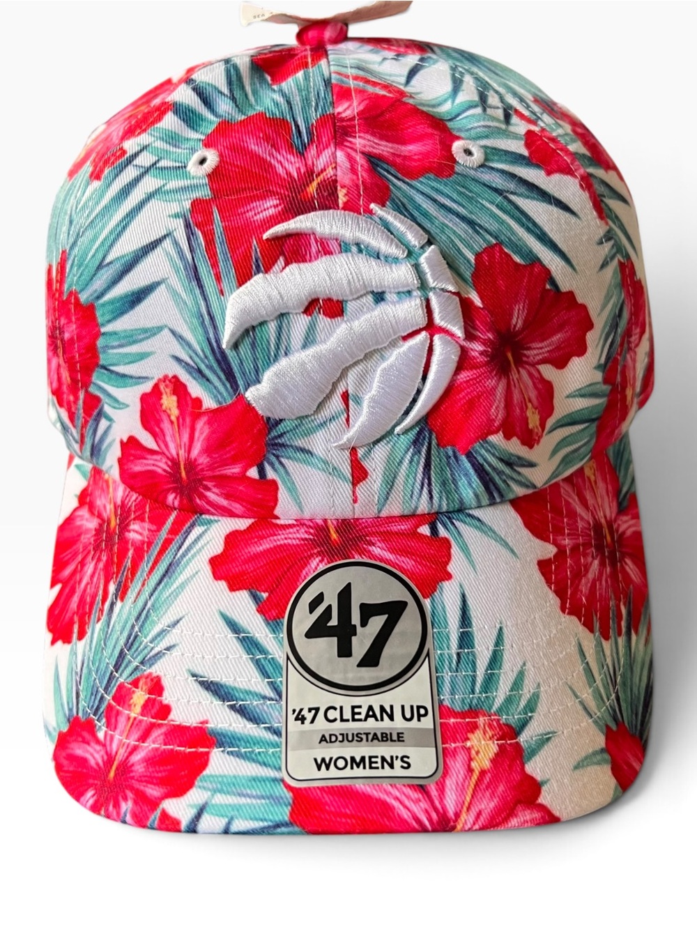’47 Toronto Raptors Floral Tropical Print Adjustable Cap – Women’s